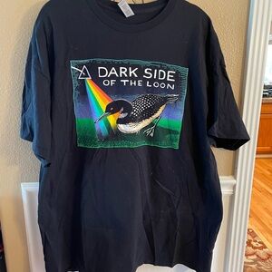Dark Side of the Loon Black T-Shirt XXL